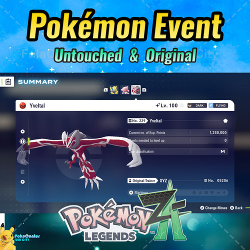 Shiny yveltal evento - shiny,
