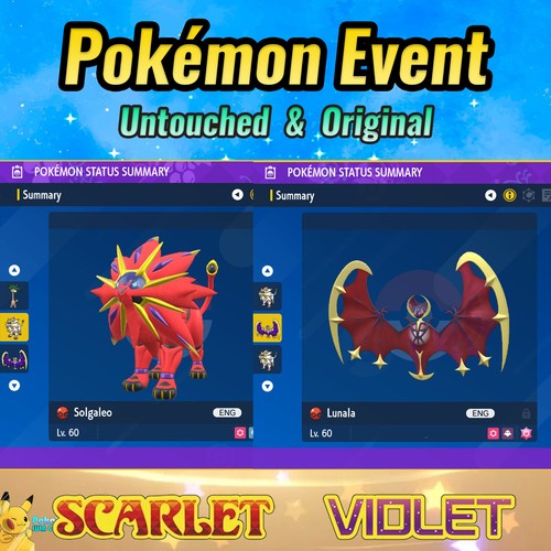 Lunala solgaleo lucido - lunala,