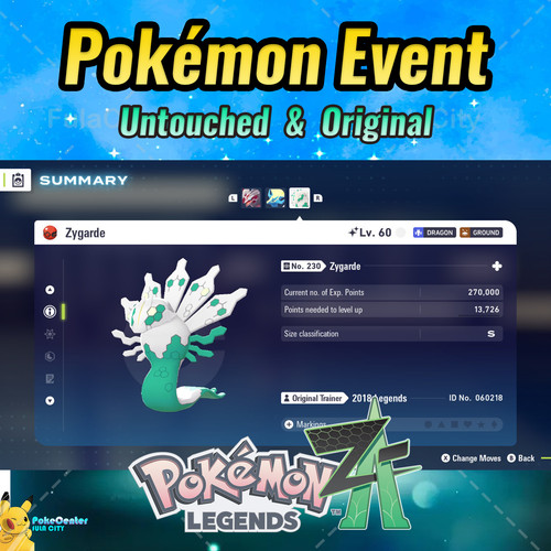 Shiny zygarde evento - zygarde, ⚫evento