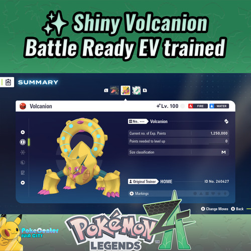 Shiny volcanion leggende - volcanion,