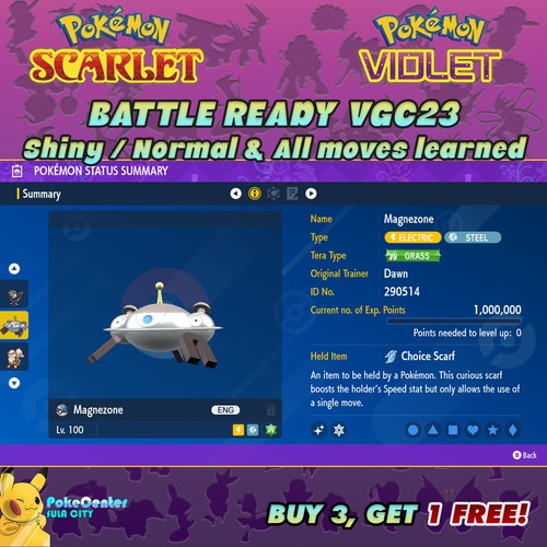 Magnezone pokemon viola - ⚡,