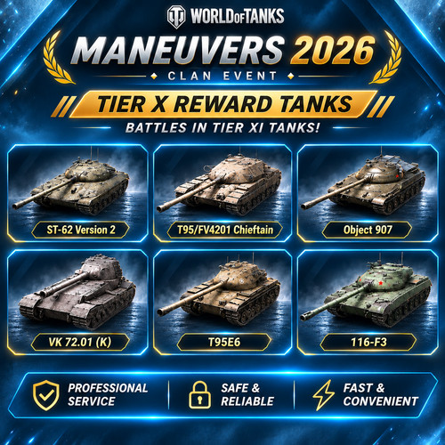 Wot manovre 2026 - 2026, serbatoi