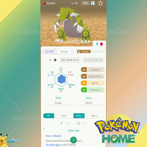 Shiny groudon evento - ✨, 🟢evento
