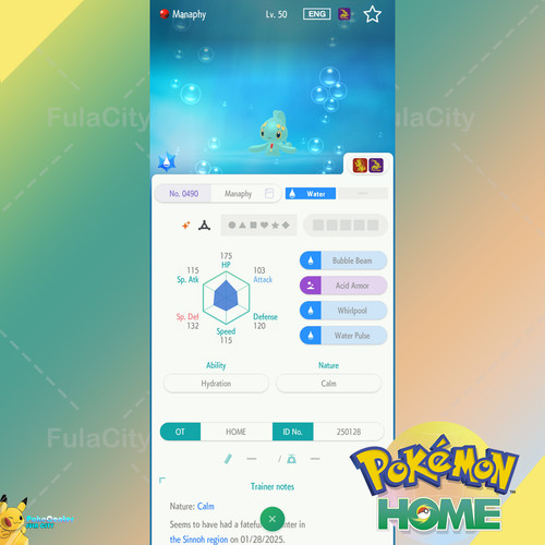 Shiny manaphy evento - shiny,