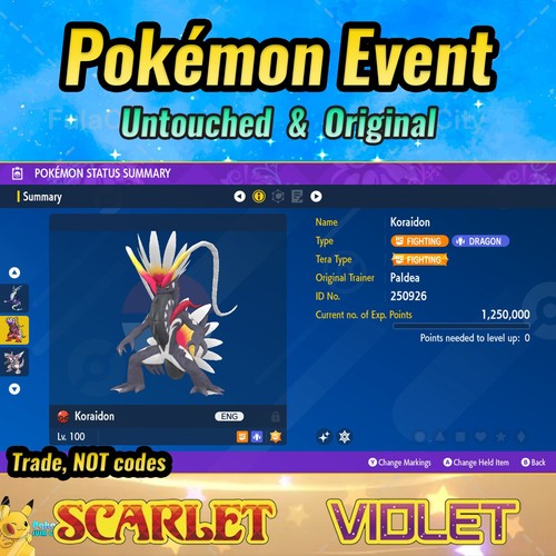 Shiny koraidon evento - shiny,