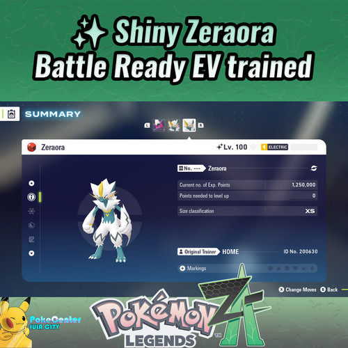 Shiny zeraora leggende - zeraora,